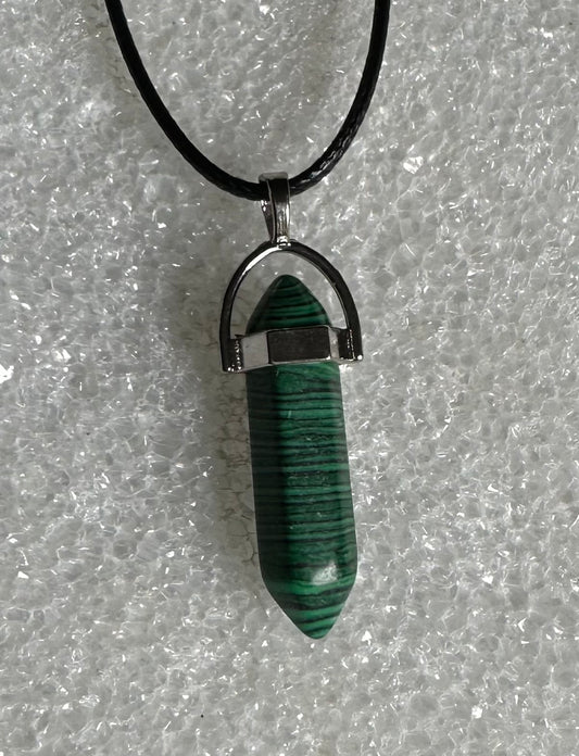 Bullet Pendant with Cord Necklace #26