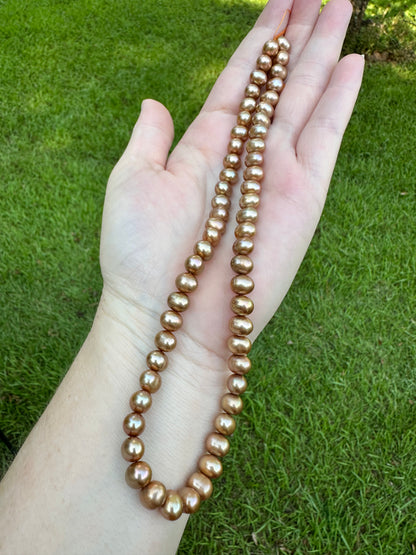 Bronze Freshwater Pearl Strand #6