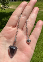 Amethyst Pendulum with Chain