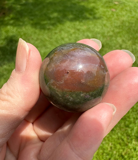 Moss Agate Sphere #4