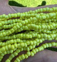 Lemon Yellow Seed Beads Strands