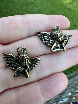 Angel/Cherub Pendant Set of (2)