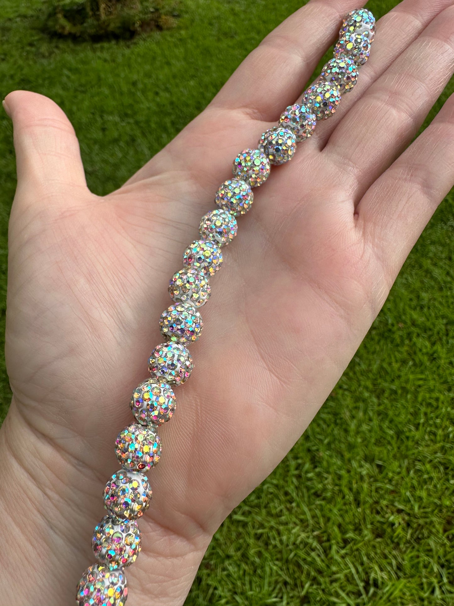 Sparkly Aurora Borealis Bead Strand