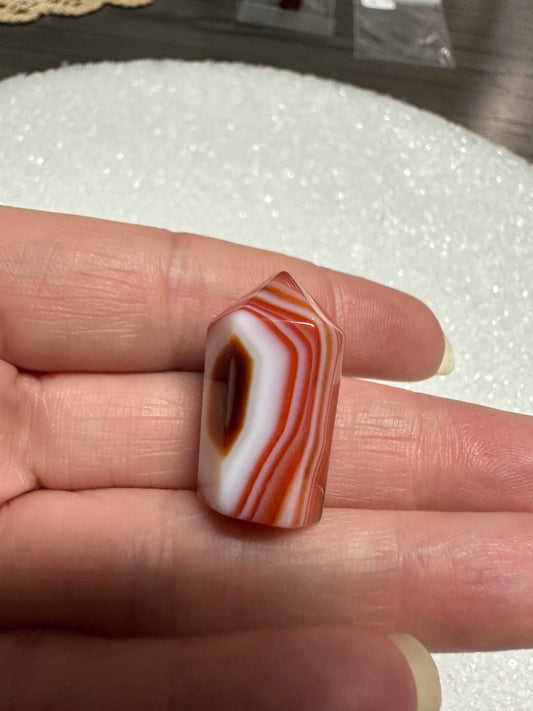 Mini Polished Carnelian Point #2