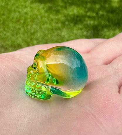 Mini Hand Carved Skull #4