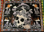 Skull & Mushroom Print Tapestry Wall Decor