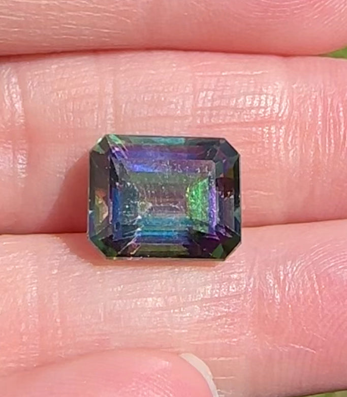 Mystic Topaz 12x10mm Octagon 7.4ct