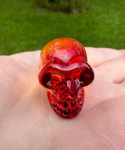 Mini Hand Carved Skull #2