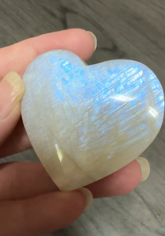 High Quality Moonstone Heart #6