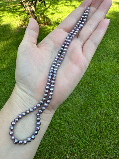 Lavender Freshwater Pearl Strand