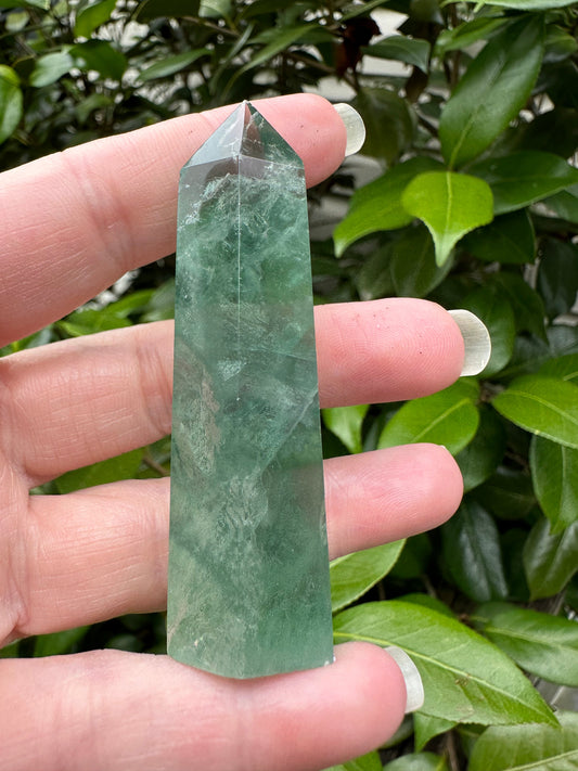 Green Fluorite Obelisk Tower #3