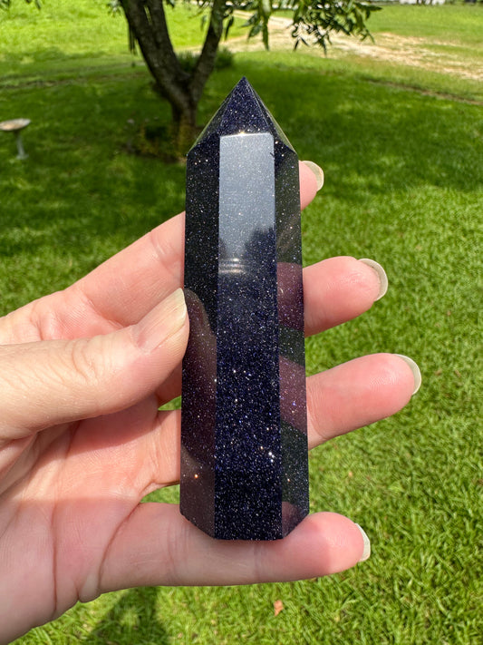 Sparkly Blue Sandstone Tower #1