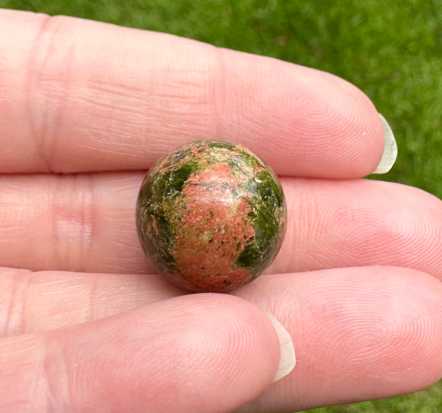 Unakite Sphere 10-12mm Avg