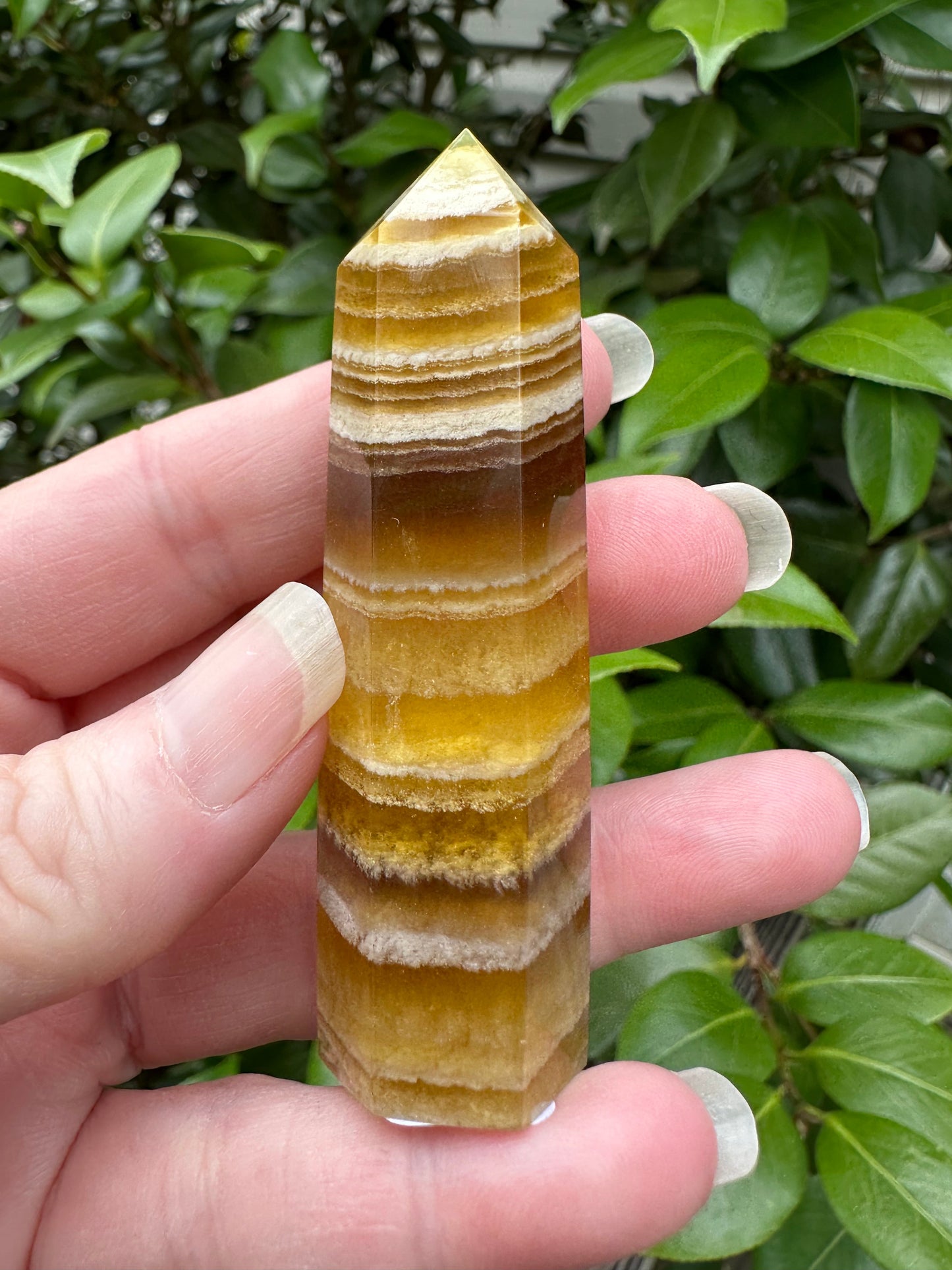 Yellow Fluorite Obelisk Tower #6