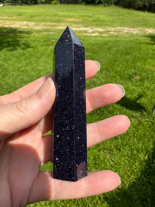 Sparkly Blue Sandstone Tower #9