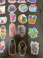 Crystal Collection Stickers set of 50