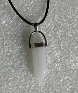 Bullet Pendant with Cord Necklace #37