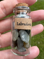 Labradorite Chips In Bottle