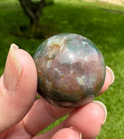 Moss Agate Sphere #9