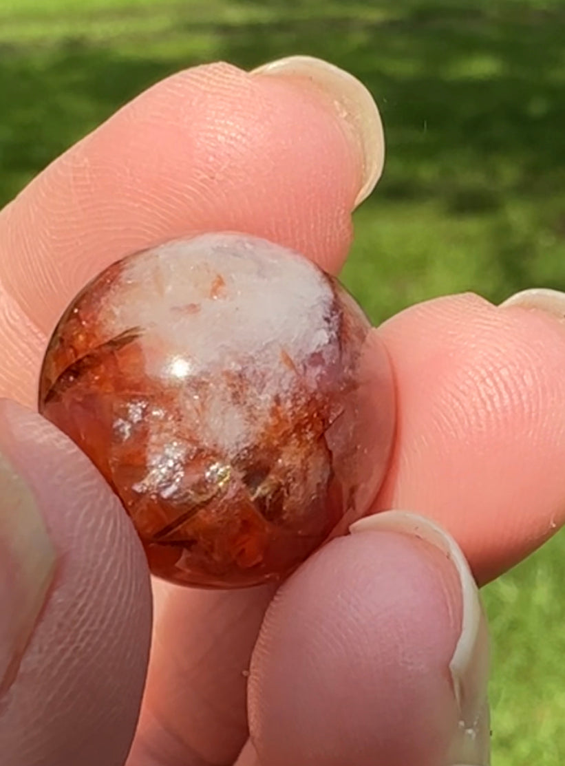 Fire Quartz Sphere