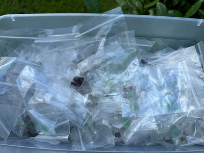 Colorful Fluorite Octahedrons