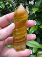 Yellow Fluorite Obelisk Tower #3