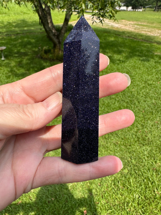 Sparkly Blue Sandstone Tower #3