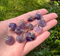 Amethyst Heart Pendant