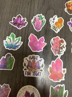 Crystal Collection Stickers set of 50