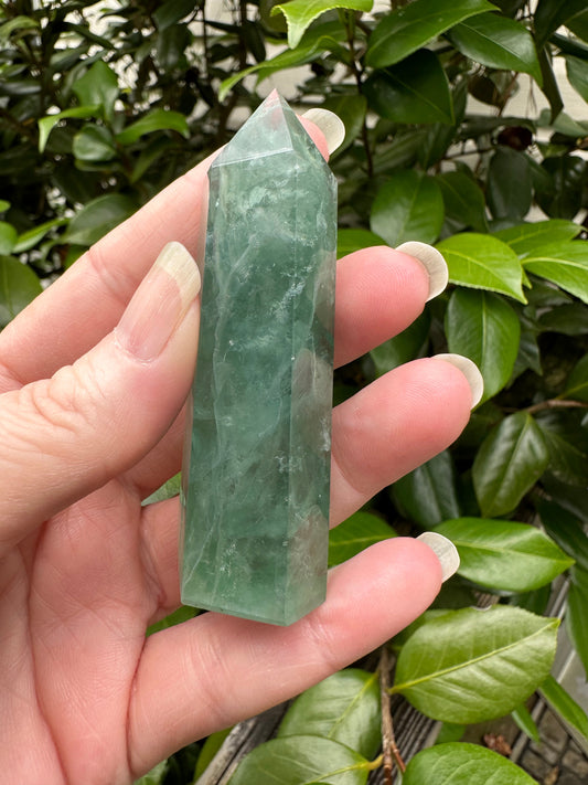 Green Fluorite Obelisk Tower #5