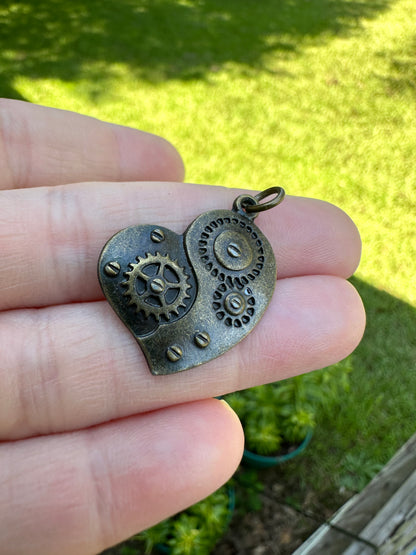 Steampunk Heart Pendant