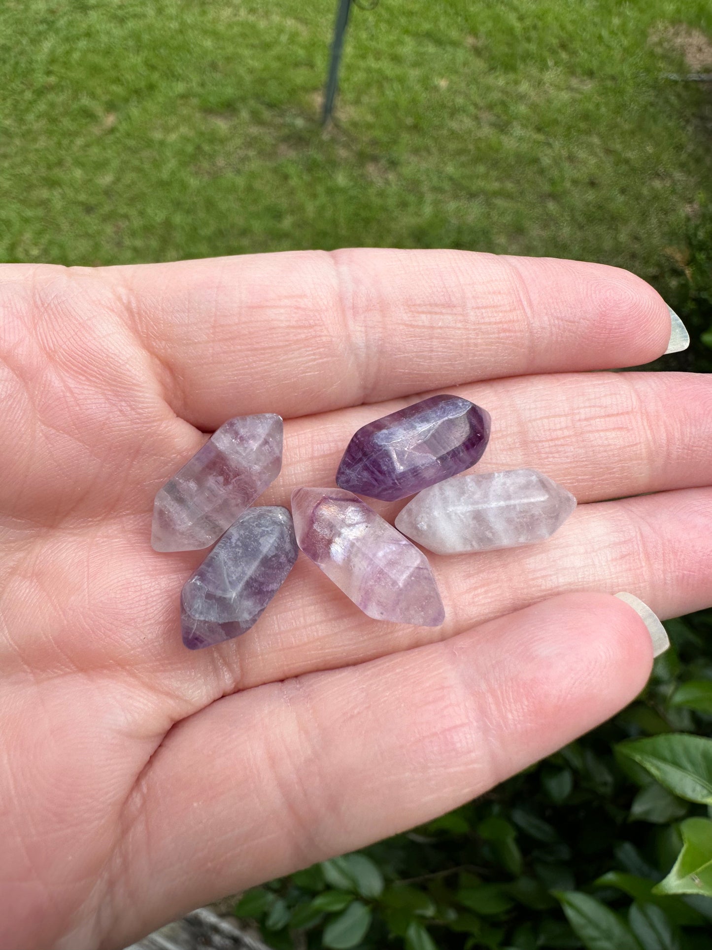 Fluorite Small Double Terminated Carved Point