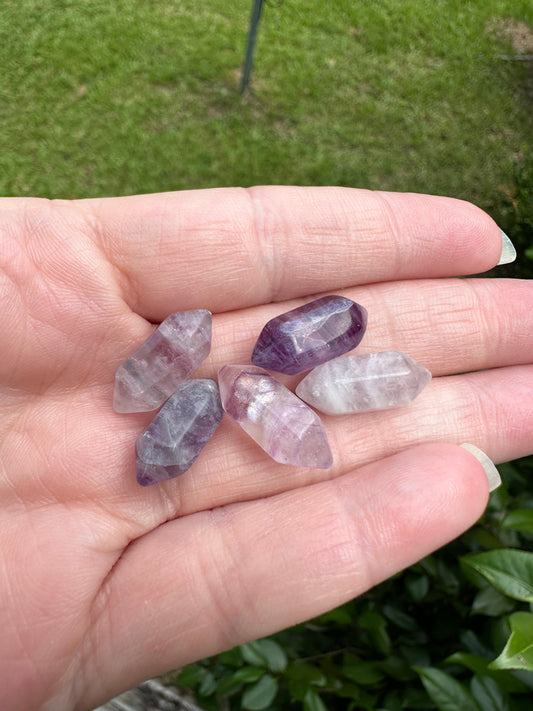 Fluorite Small Double Terminated Carved Point