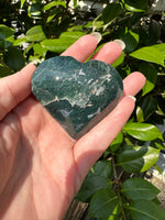 Moss Agate Heart #5