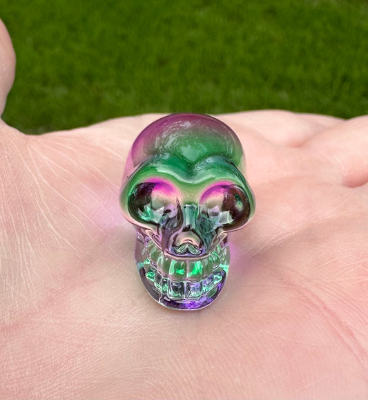 Mini Hand Carved Skull #10