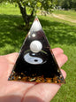 Yin Yang Orgonite Pyramid #10