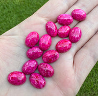 Pink Howlite 14x10mm Oval Cab (dyed)