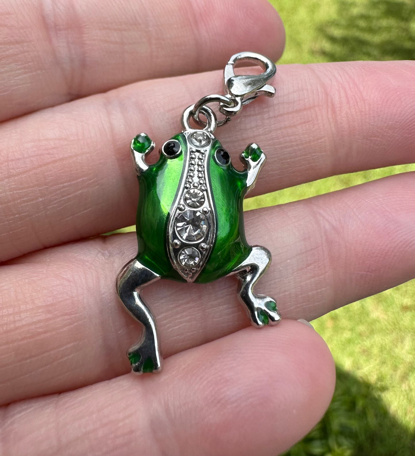 Nickel Free Frog Clip Charm