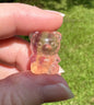 Mini Candy Fluorite Bear Carving