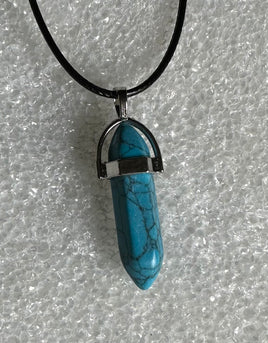 Bullet Pendant with Cord Necklace #38