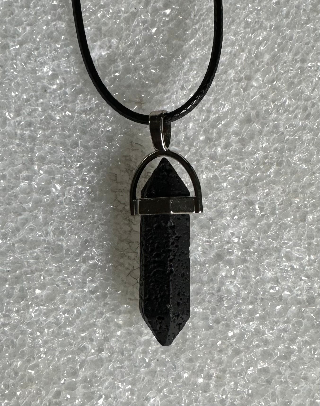 Bullet Pendant with Cord Necklace #58