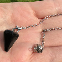 Black Obsidian Pendulum