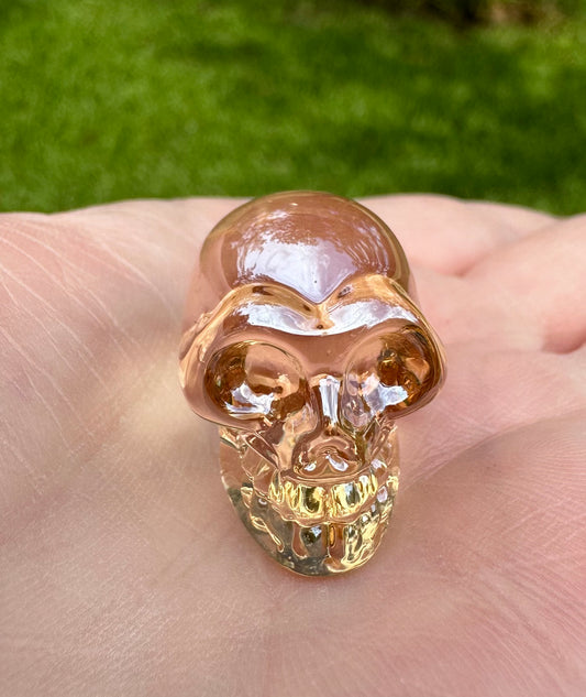 Mini Hand Carved Skull #5