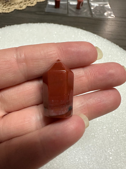 Mini Polished Carnelian Point #3