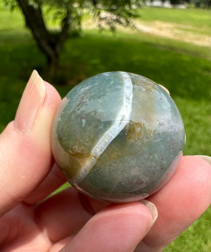 Moss Agate Sphere #11