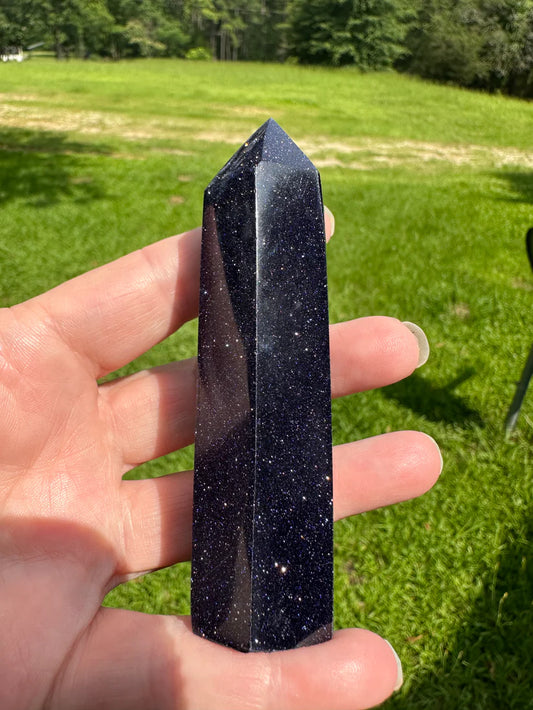 Sparkly Blue Sandstone Tower #10