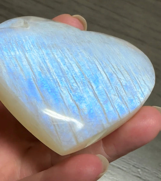 High Quality Moonstone Heart #4