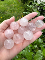 Rose Quartz Spheres