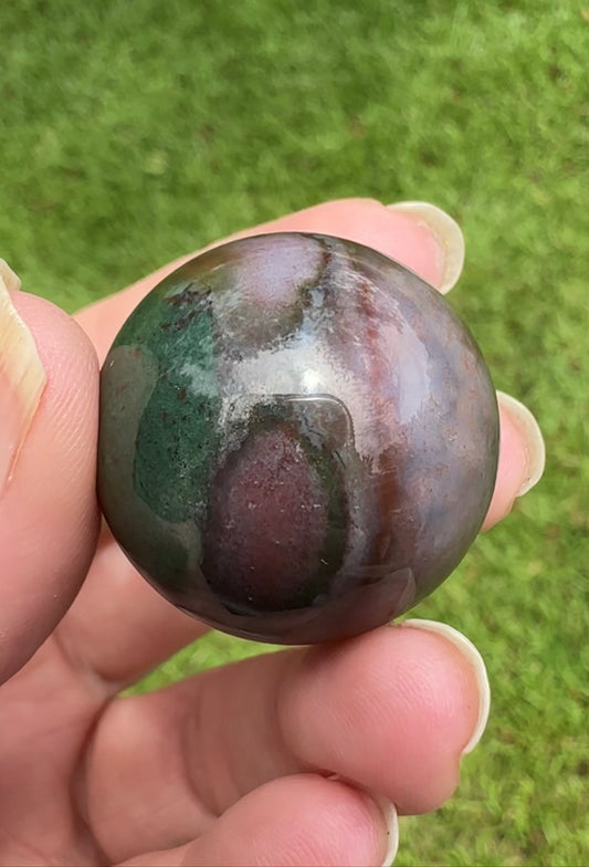 Moss Agate Sphere #20