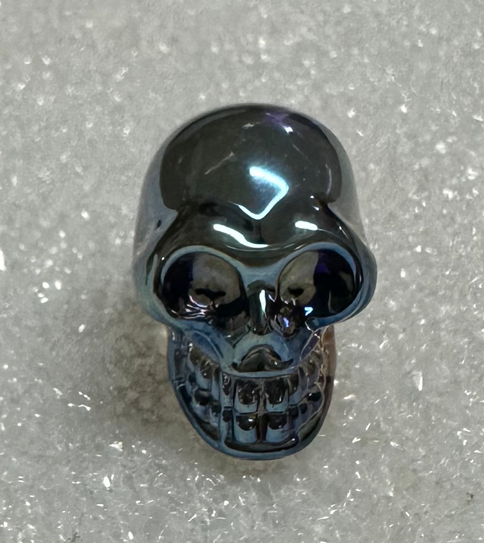 Mini Hand Carved Skull #2